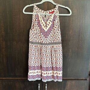 Panhandle Sleeveless Print Top Size Large